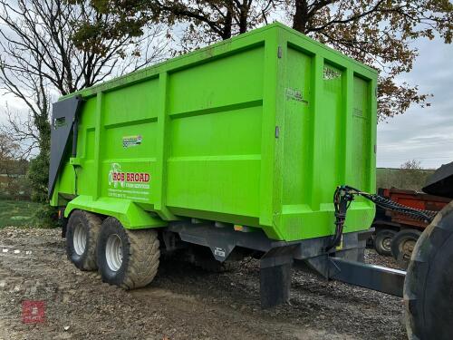 2021 STAINES 16T SILAGE/GRAIN TRAILER