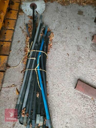 QTY OF DRAIN RODS