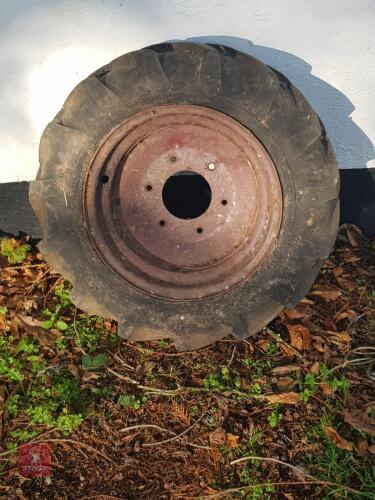 TRACTOR IMPLEMENT WHEEL DUNLOP TYRE