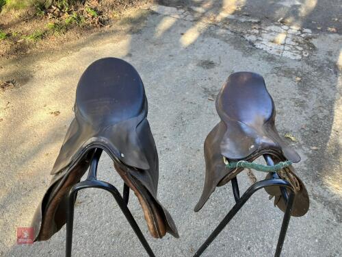 2 UNKNOWN SADDLES