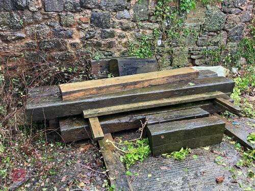 6 RAILWAY SLEEPERS