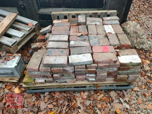 3 PALLETS OF PAVING BRICKS