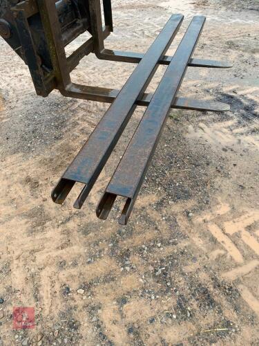 PALLET FORK EXTENSIONS (ONLY)