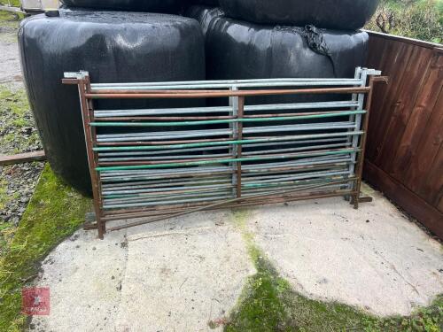 6 X MIXED 6' SHEEP HURDLES