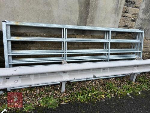10' GALVANISED CHANNEL GATE