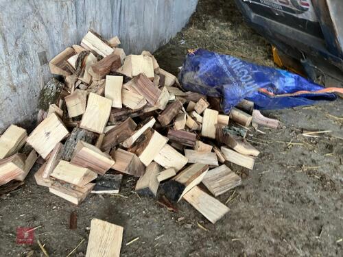 DUMPY BAG OF ASH LOGS