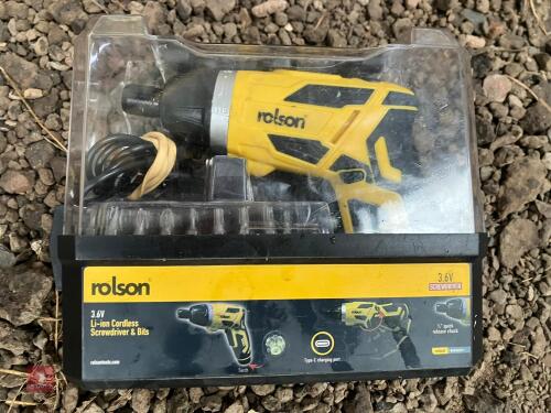 ROLSON CORDLESS SCREWDRIVER