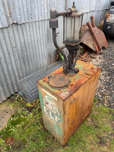 CASTROL ELF OIL PUMP & TANK
