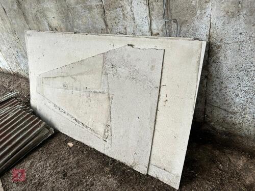 3 SHEETS OF 8' X 4' RENDER BOARD
