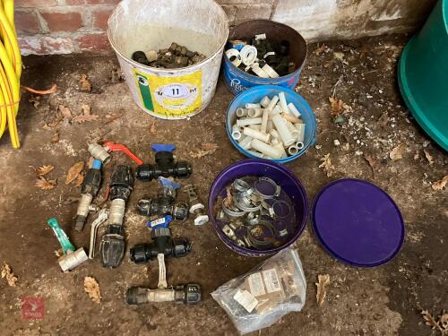 ASSORTED PIPE TAPS & ACCESSORIES (11)