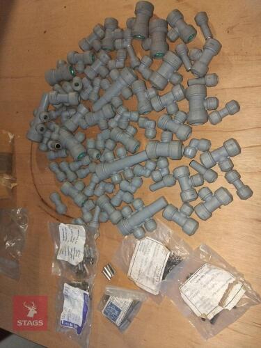 PUSH FIT PLUMBING FITTINGS AND RAD VALVE