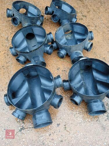 6 X MANHOLE BASES
