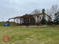 NEW STEEL FRAME SHED