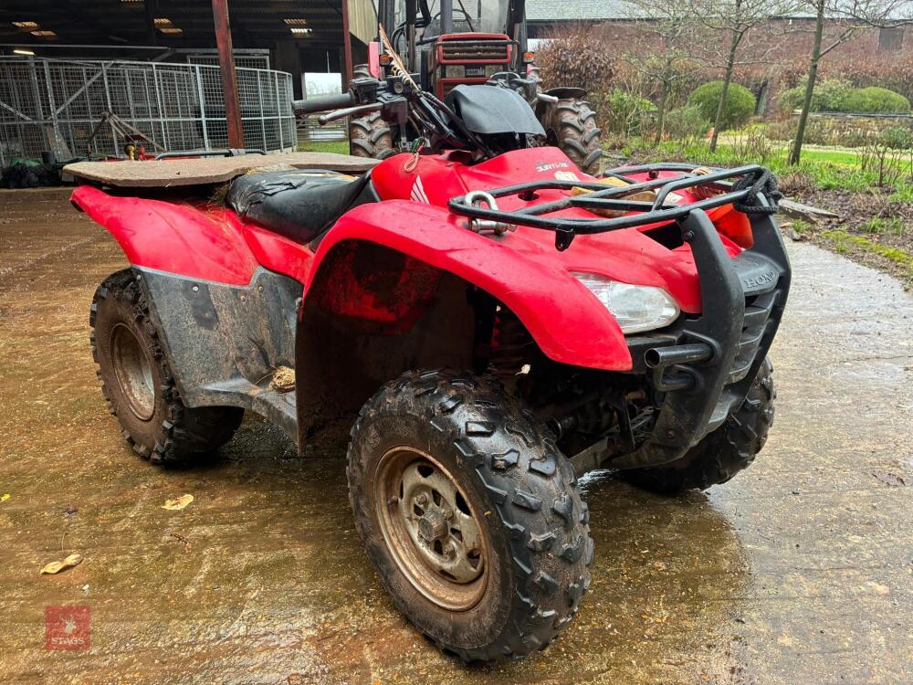 2011 HONDA FOURTRAX TRX 4WD ATV (158)