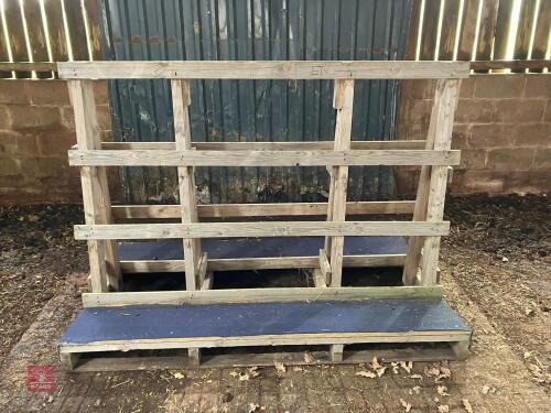 WOODEN SHEET STILLAGE/STAND