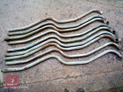 9 X ALFA LAVAL HERRINGBONE RUMP RAILS