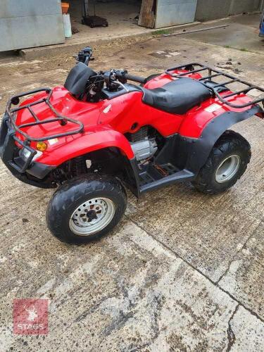 2012 HONDA 250CC 2WD QUAD BIKE (S/R)