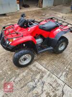2012 HONDA 250CC 2WD QUAD BIKE (S/R)