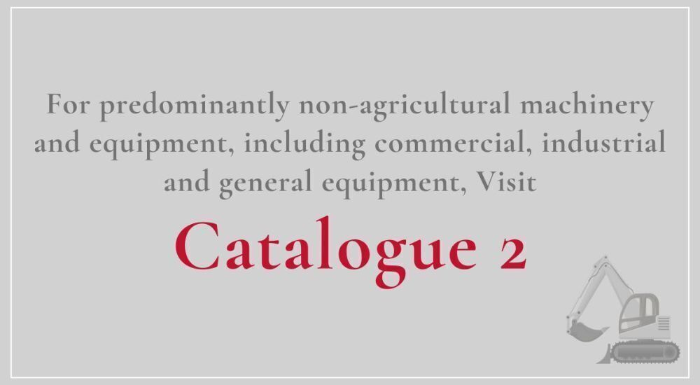 CATALOGUE 2 - NON-AGRICULTURAL MACHINERY & EQUIPMENT