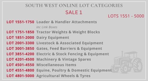 SOUTH WEST SALE LOT CATEGORIES (2)