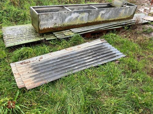 QTY GALVANISED TIN ROOF SHEETS