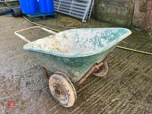 DOUBLE WHEEL WHEELBARROW