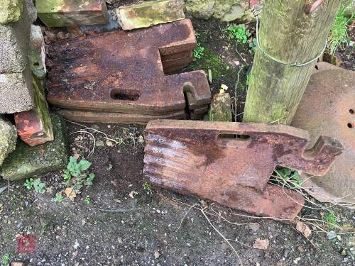 5 SAME FRONT TRACTOR WEIGHTS