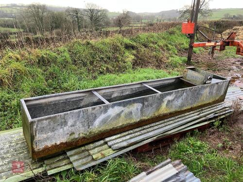 GALVANISED 10' WATER TROUGH