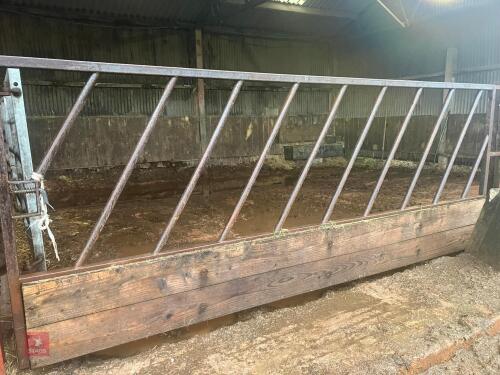 APPROX 14' CATTLE FEED BARRIER (B)