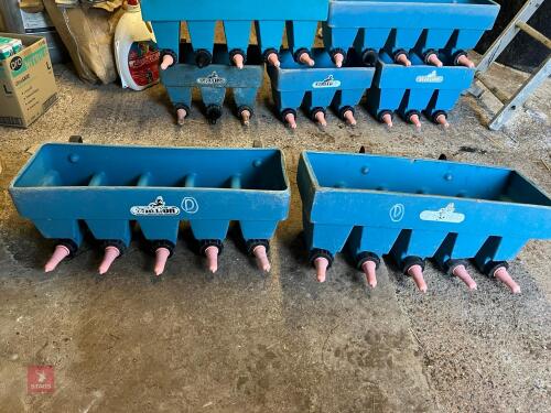 2 STALLION 5 TEAT CALF MILK FEEDERS (D)
