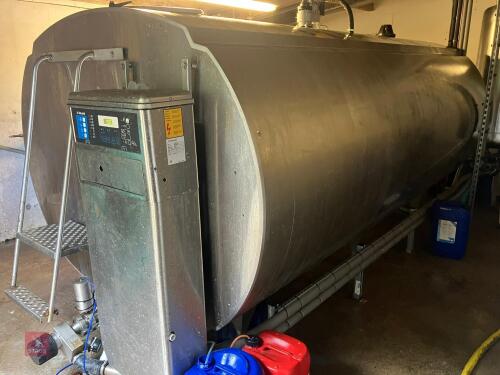 ALFA LAVAL 7,100LTR BULK MILK TANK