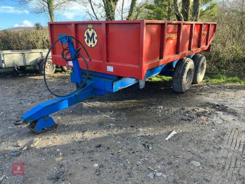 2011 MARSHALL QMD 8 8T DUMP TRAILER