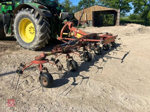 1989 KUHN GF6000 MH 6 STAR TEDDER (S/R)