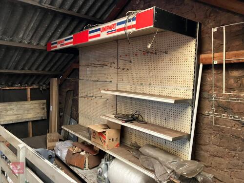 UNIPART SHOP DISPLAY SHELVING