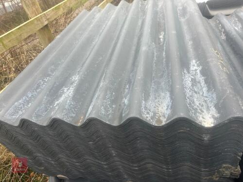 65 X 5' SLATE BLUE ROOF SHEETS