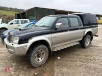 2003 MITSUBISHI 4LIFE L200 4WD TRUCK(S/R