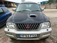 2003 MITSUBISHI 4LIFE L200 4WD TRUCK(S/R - 5