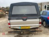 2003 MITSUBISHI 4LIFE L200 4WD TRUCK(S/R - 20
