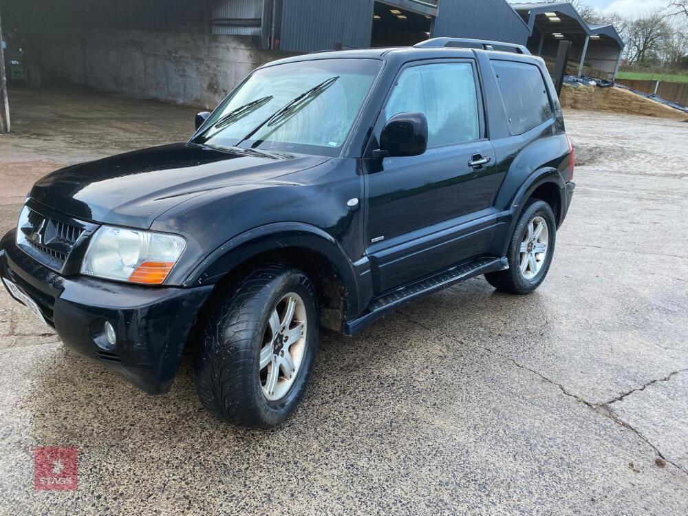 2006 SWB MITSUBISHI SHOGUN COMMERCIAL
