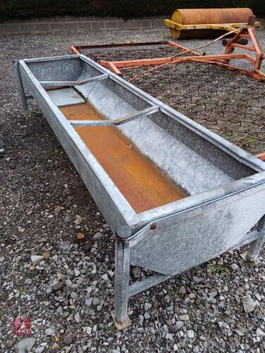 GALV FREESTANDING CATTLE FEED TROUGH