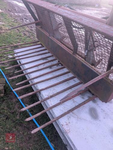 ALBUTT 8' PUSH OFF BUCK RAKE