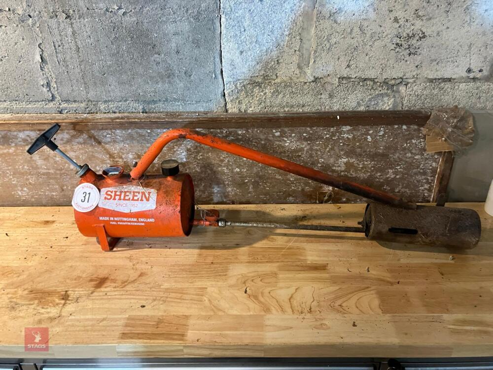 SHEEN PARAFFIN/KEROSENE WEED BURNER