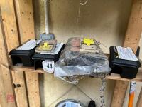 4 PLASTIC RAT BAIT STATIONS - 4