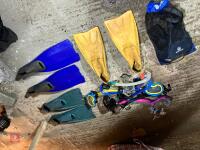 QTY OF SNORKLING EQUIPMENT - 8