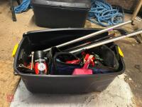 BOX OF CAR CARE PRODUCTS
