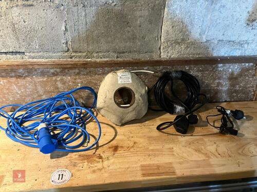 EXTENSION CABLE & ROLL OF WIRE