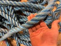 THICK LENGTH OF BLUE ROPE - 3