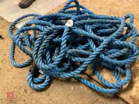 THICK LENGTH OF BLUE ROPE - 4