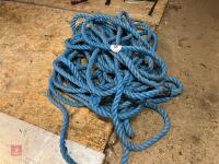 THICK LENGTH OF BLUE ROPE - 5