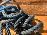 THICK LENGTH OF BLUE ROPE - 2